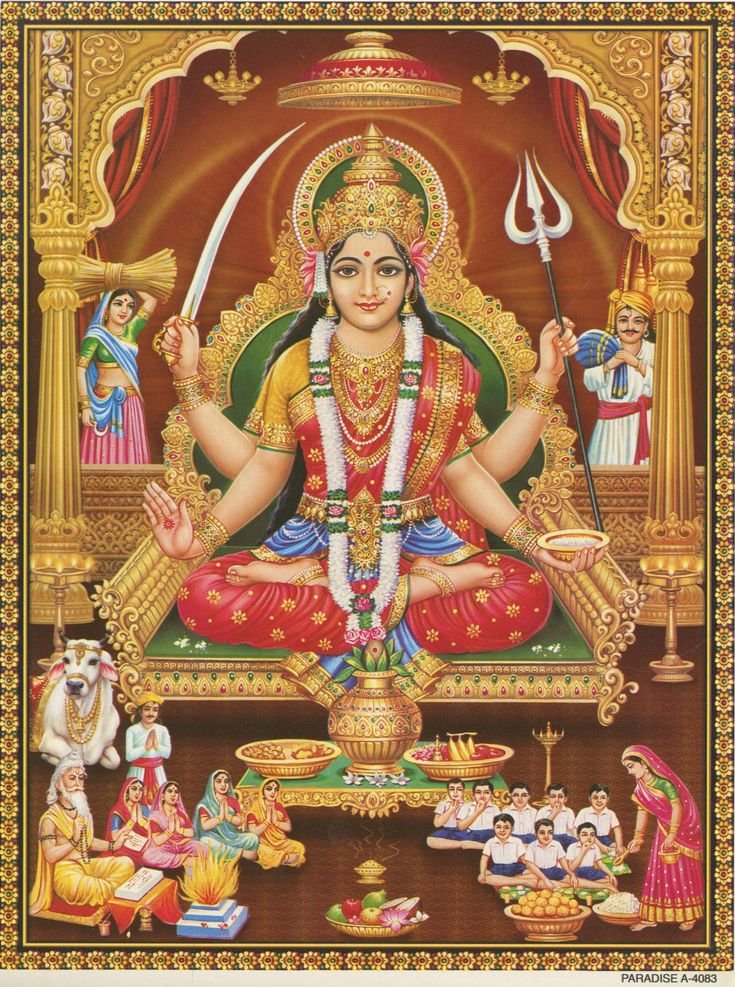 Devi Khadgamala Stotram Lyrics in Telugu: A Powerful Hymn of Divine Protection