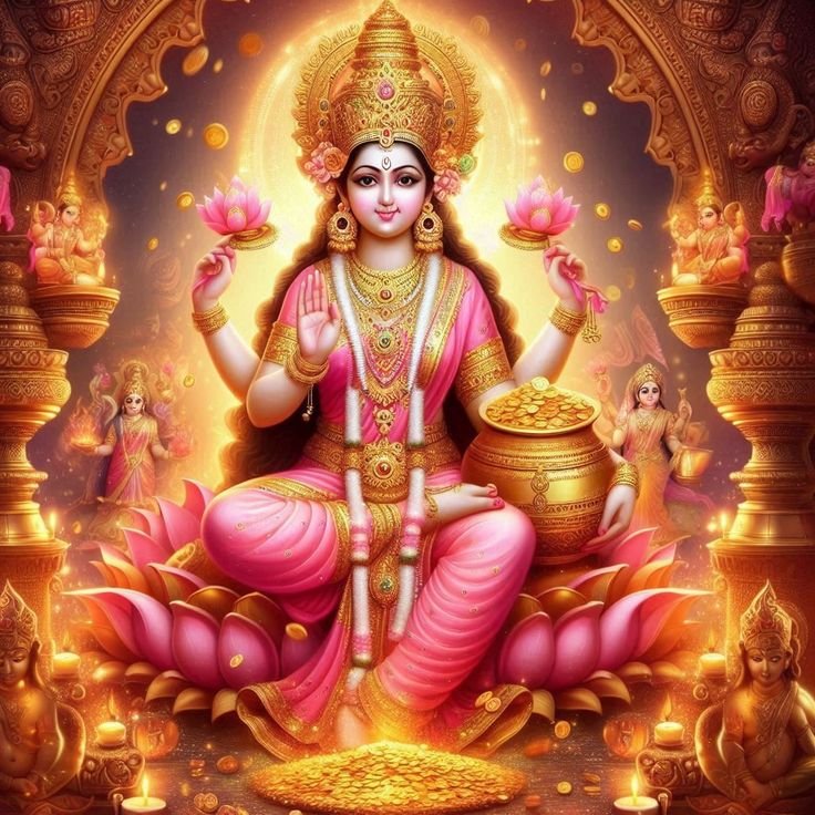 Sri Indira Ashtottara Shatanama Stotram: 108 Divine Names of Goddess Lakshmi for Wealth, Prosperity, and Abundance