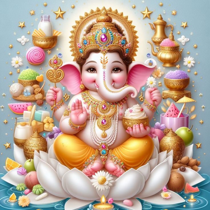 Devarshi Kruta Gajanana Stotram Lyrics in Hindi