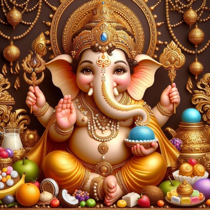 Devarshi Kruta Gajanana Stotram Lyrics in Telugu