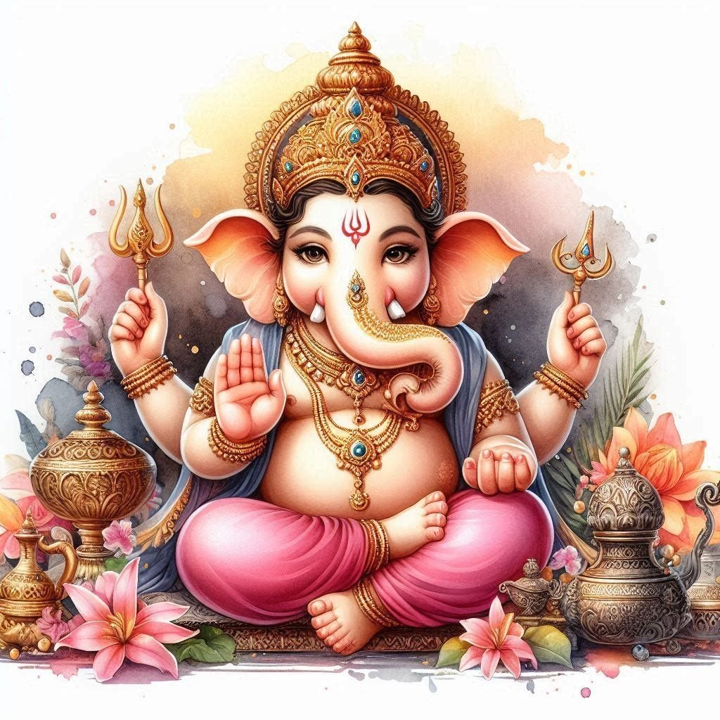 Narada Kruta Ganapati Stotram Lyrics in Telugu : Divine Hymn for Wisdom, Prosperity, and Lord Ganesha’s Blessings