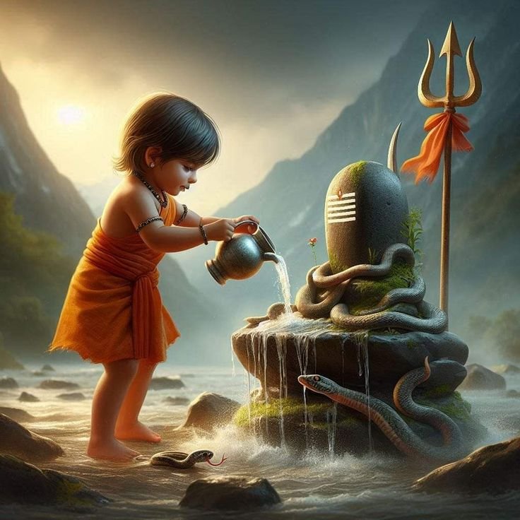 Sri Rudra Prashnah – Laghunyasah in Telugu: A Vedic Hymn for Lord Shiva