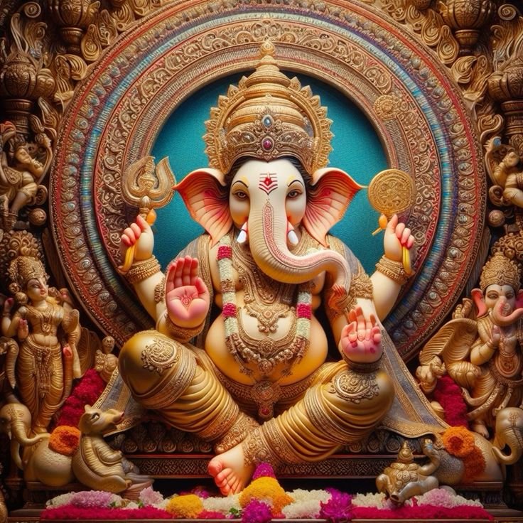 Sri Ganapati Mantraksharavali Stotram Lyrics in Telugu : Powerful Chant for Success, Wisdom, and Prosperity
