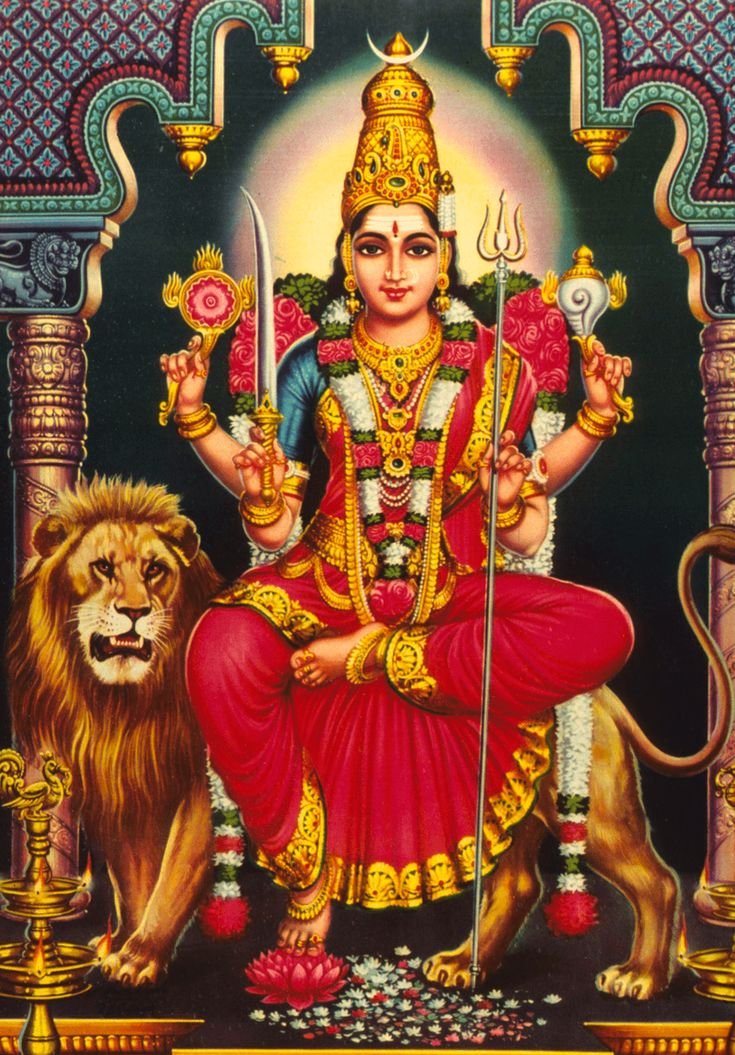 Sri Lalita Ashtottara Shata Namavali in Telugu: 108 Divine Names of Goddess Lalita
