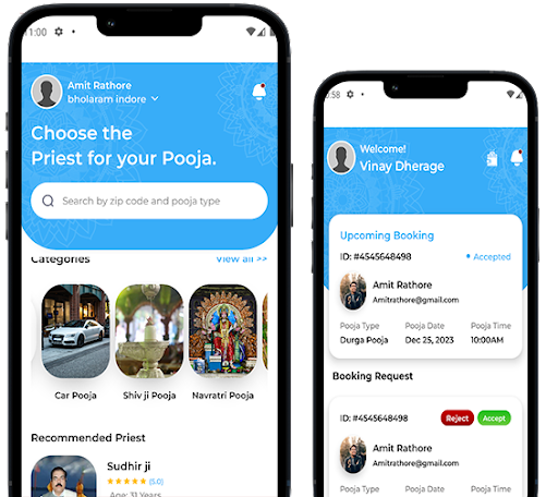 Pujari Booking App